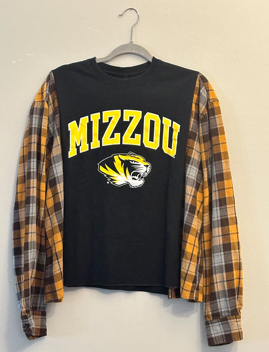 Mizzou Plaid Shirt - L