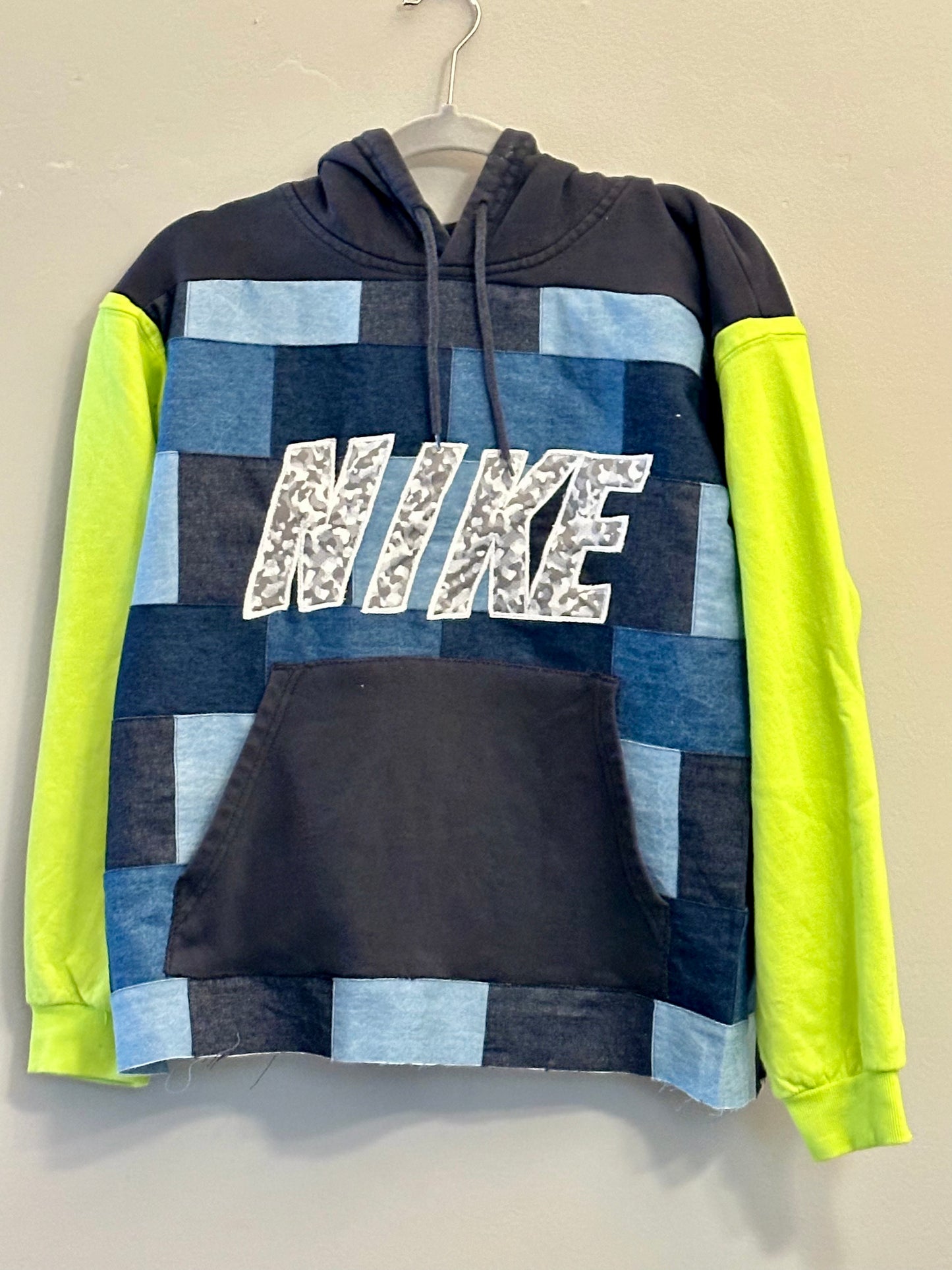 Nike Neon Denim Hoodie